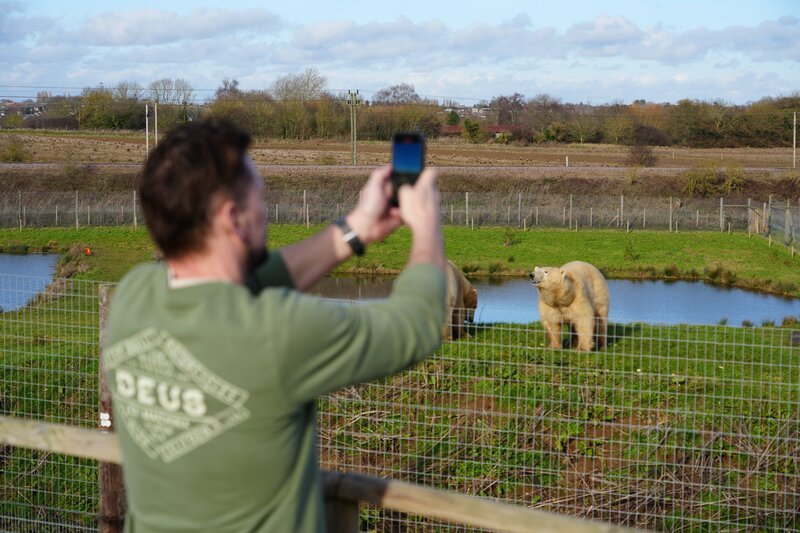 Jimmy und ein Eisbär. – Bild: RTL /​ Red Sky Productions Limited