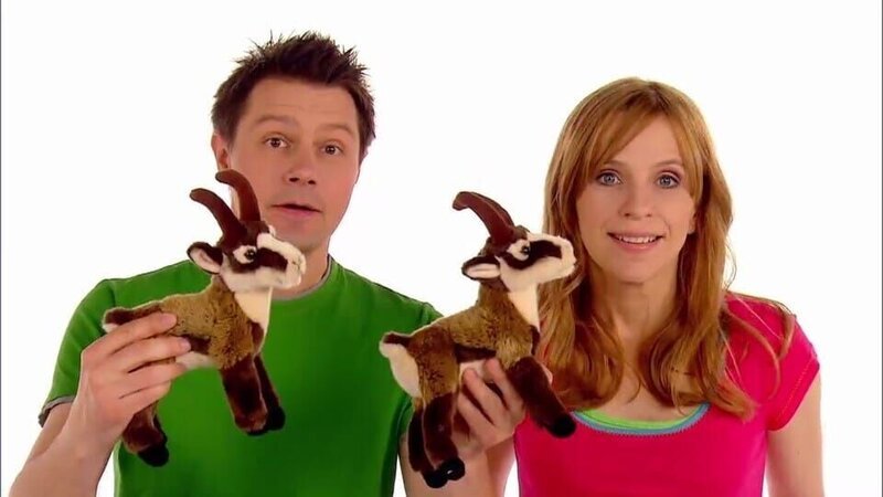 Tanja und André üben einen schwierigen Zungenbrecher und dabei geht es auch um Tiere. – Bild: WDR/​Die Sendung mit dem Elefanten/​KiKA