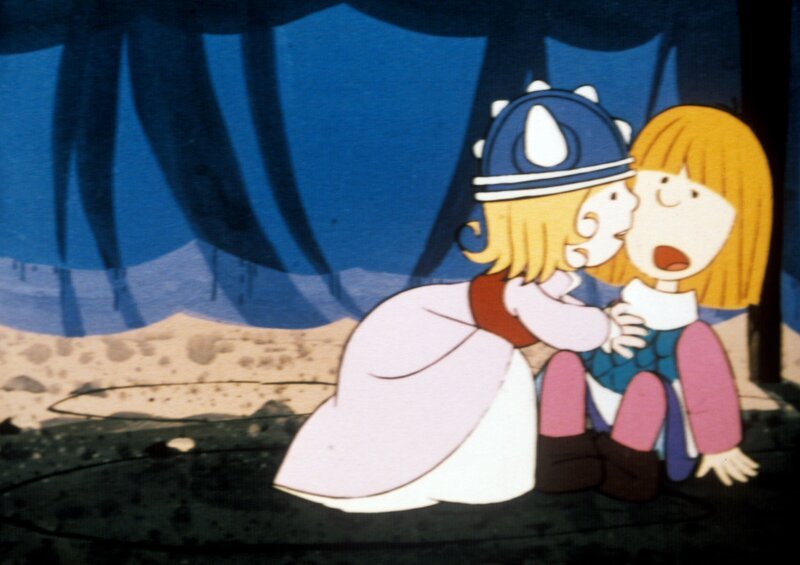 Die Prinzessin ist begeistert – das Meer ist in Wirklichkeit viel schöner als in ihrem Bilderbuch. – Bild: ORF 1