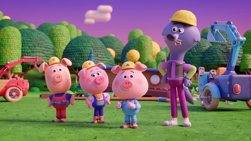 Die Werkel-Ferkel haben einen neuen Helfer: Werkel-Wilfi! – Bild: ZDF/​XILAM ANIMATION/​CUBE CREATIVE PRODUCTIONS/​HORTA PRODUCTIONS
