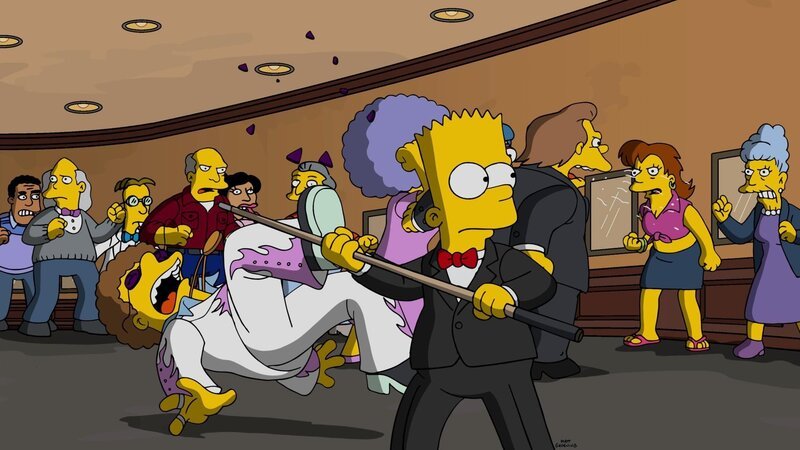 Als es in Springfield Hungerspiele gibt, muss Bart ums Überleben kämpfen … – Bild: Fox and its related entities