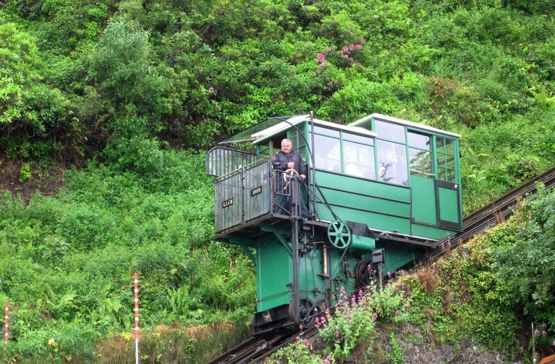 Lynton & Lynmouth Cliff Railway. – Bild: SWR/​Susanne Mayer-Hagmann