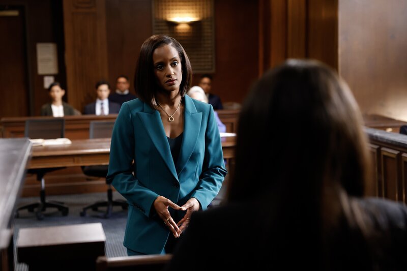 Pictured (L-R): Skye P. Marshall as „Olympia Lawrence“. – Bild: CBS /​ CBS Broadcasting Inc.