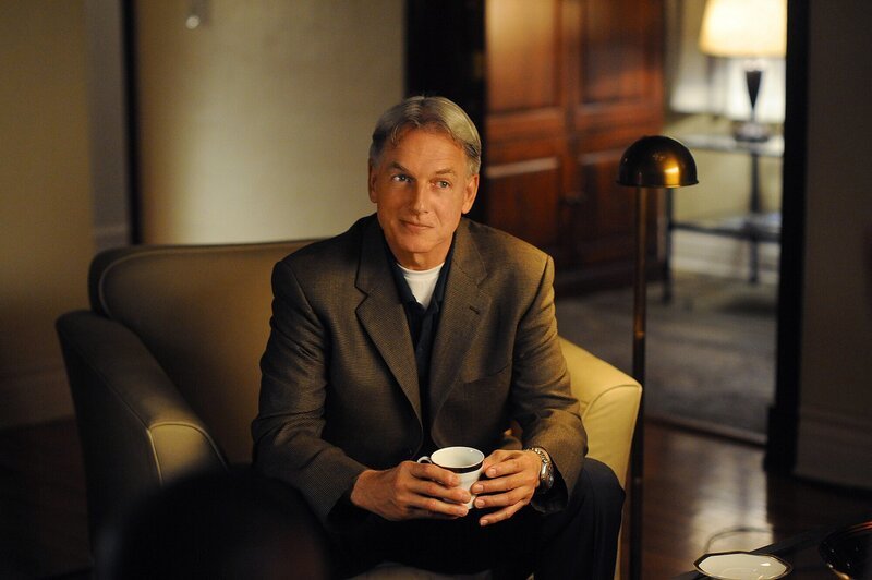 Da Gibbs (Mark Harmon) glaubt, dass Vance ihm etwas verschweigt, fährt er eines Abends zu Vances Privathaus und wird dort von dessen resoluter Frau Jackie zum Essen eingeladen. – Bild: CBS Television