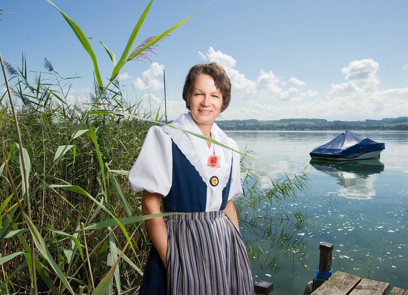 SRF bi de Lüt Landfrauenküche – Anni Simonet, Môtier/​FR Folge 7 Anni Simonet – Bild: SRF