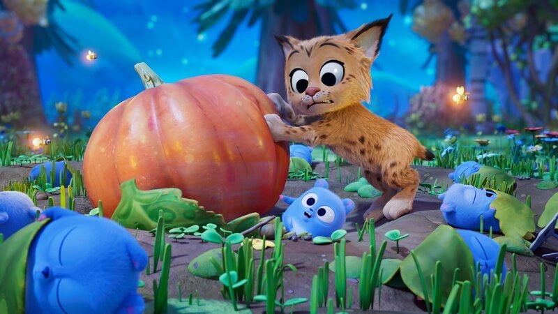 Baby-Lemminge, Baby-Luchs – Bild: Studio Hari