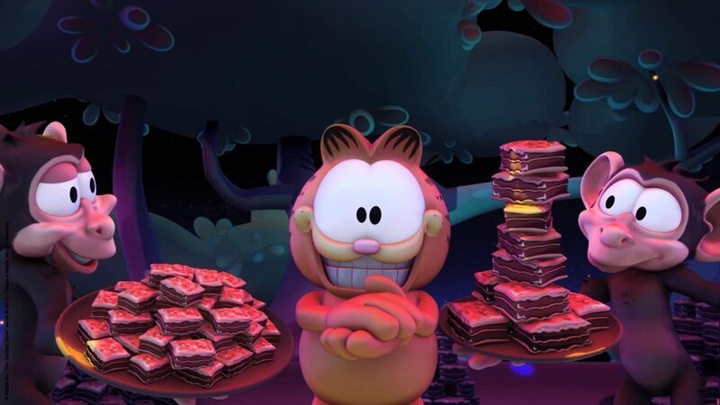 Ein kleiner Snack in der Savanne für Garfield – Bild: HR/​Dargaud Media/​MediaToon/​Paws Inc./​France 3 /​ KiKA