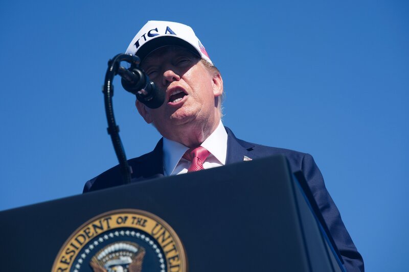Donald Trump: Der US-Präsident setzt alle Hebel der Macht in Bewegung, um seine politischen Ideen umzusetzen. – Bild: ZDF und Andrew Harnik via Getty Images