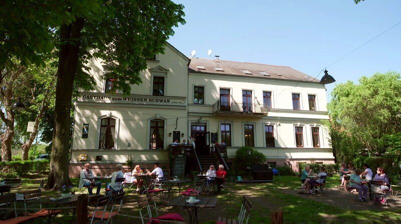Gasthaus zum Weissen Schwan in Velten – Bild: rbb/​Kristof Kannegießer