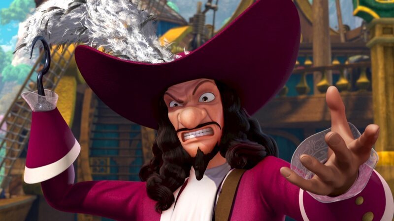 Captain Hook hat mal wieder einen Tobsuchtsanfall. – Bild: ZDF /​ DQ Entertainment