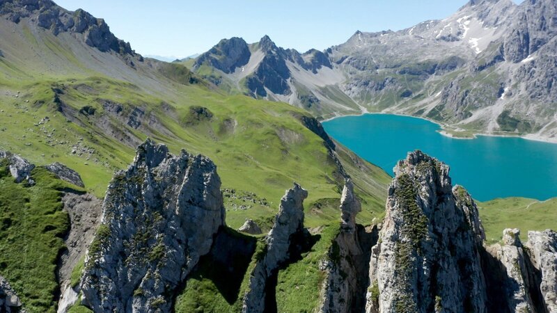 Lünersee. – Bild: ZDF und ORF/​Anton Silberberger