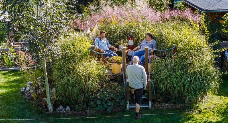 Und es gibt in der Rubrik „Zeig mir Deinen Garten“ einen Besuch in einem Garten im Norden. Dieses Mal ist es der von Familie Hambörger aus Sande in Niedersachsen. – Bild: NDR
