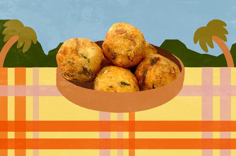 Auf dem französischen Festland gibt es zum Aperitif Wein und luftgetrocknete Salami, in Guadeloupe dagegen Rum und Accras. – Bild: Elephant Doc