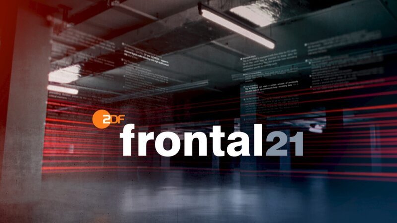 Sendungslogo „Frontal 21“. – Bild: ZDF und Corporate Design./​Corporate Design