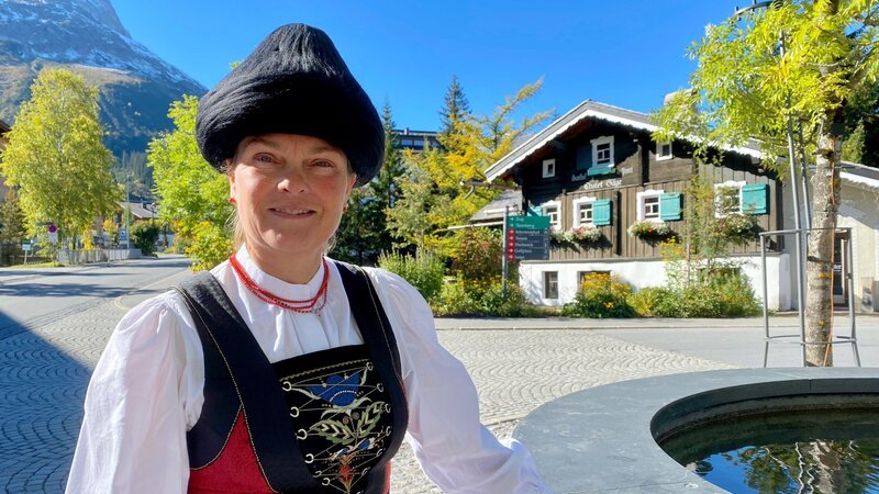 Barbara Lankmayer vom Trachtenverein. – Bild: ORF/​Papke Film