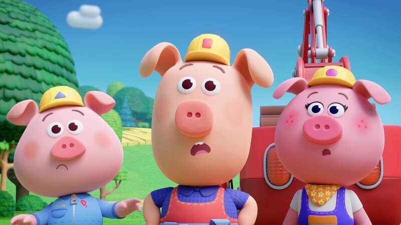 Wenn selbst die Werkel-Ferkel staunen, dann müssen merkwürdige Dinge passieren! – Bild: ZDF