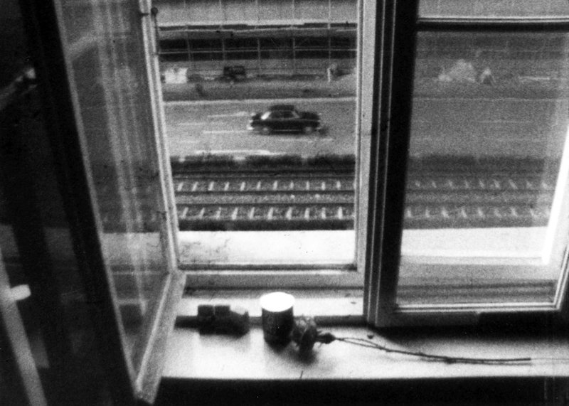Blick aus Wim Wenders Wohnung in München von 1968 – Bild: ZDF / © Wim Wenders Stiftung Blick aus Wim Wenders Wohnung in München von 1968 – Bild: ZDF / © Wim Wenders Stiftung