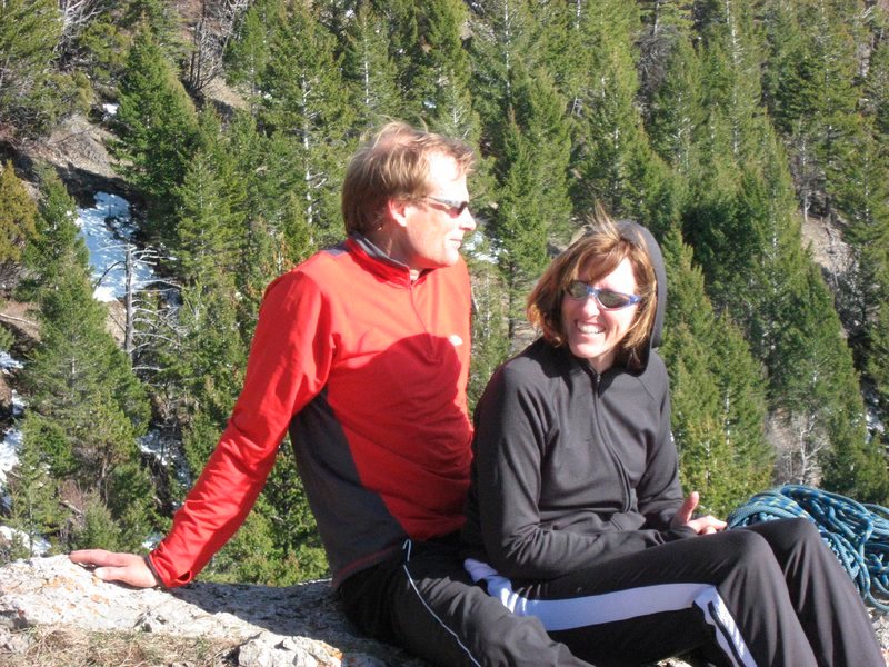 Conrad Anker mit seiner Ehefrau Jenni Lowe-Anker. – Bild: RTL
