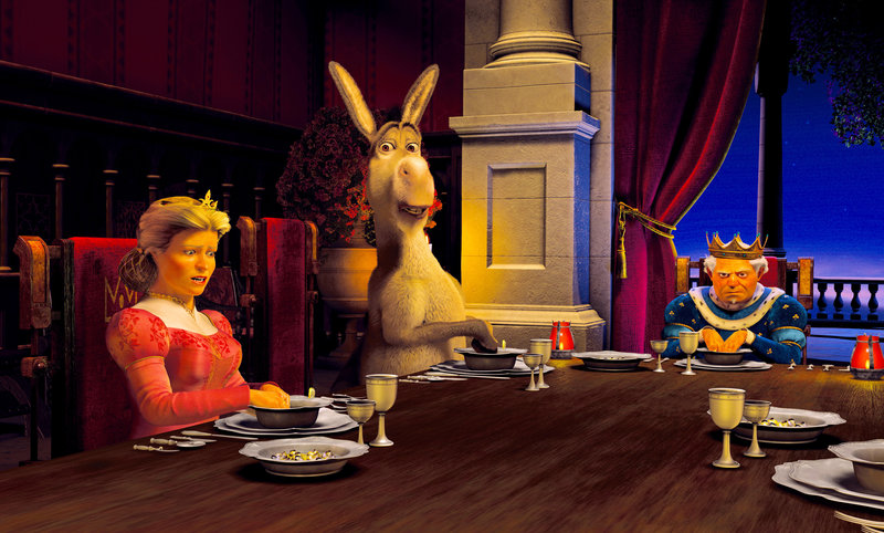 "Shrek 2 - Der tollkühne Held kehrt zurück", Shrek und seine frisch angetraute Ogersgattin machen sich auf den Weg ins Königreich 'Weit Weit Weg', wo sie ein pompöser Empfang am Hofe von Fionas Eltern erwartet. Doch erste Gewitterwolken ziehen auf, als die 'gute Fee' ihre intriganten Finger ins Spiel bringt. Um seine geliebte Prinzessin Fiona zurückzuerobern, kann Shrek bald jede nur erdenkliche Hilfe brauchen. Das Plappermaul Esel und der gestiefelte Kater zählen dabei zu seinen wichtigsten Verbündeten. SENDUNG: ORF eins - SA - 31.12.2016 - 12:20 UHR. - Veroeffentlichung fuer Pressezwecke honorarfrei ausschliesslich im Zusammenhang mit oben genannter Sendung oder Veranstaltung des ORF bei Urhebernennung. Foto: ORF/TELEPOOL/DREAMWORKS. Anderweitige Verwendung honorarpflichtig und nur nach schriftlicher Genehmigung der ORF-Fotoredaktion. Copyright: ORF, Wuerzburggasse 30, A-1136 Wien, Tel. +43-(0)1-87878-13606 – Bild: ORF "Shrek 2 - Der tollkühne Held kehrt zurück", Shrek und seine frisch angetraute Ogersgattin machen sich auf den Weg ins Königreich 'Weit Weit Weg', wo sie ein pompöser Empfang am Hofe von Fionas Eltern erwartet. Doch erste Gewitterwolken ziehen auf, als die 'gute Fee' ihre intriganten Finger ins Spiel bringt. Um seine geliebte Prinzessin Fiona zurückzuerobern, kann Shrek bald jede nur erdenkliche Hilfe brauchen. Das Plappermaul Esel und der gestiefelte Kater zählen dabei zu seinen wichtigsten Verbündeten. SENDUNG: ORF eins - SA - 31.12.2016 - 12:20 UHR. - Veroeffentlichung fuer Pressezwecke honorarfrei ausschliesslich im Zusammenhang mit oben genannter Sendung oder Veranstaltung des ORF bei Urhebernennung. Foto: ORF/TELEPOOL/DREAMWORKS. Anderweitige Verwendung honorarpflichtig und nur nach schriftlicher Genehmigung der ORF-Fotoredaktion. Copyright: ORF, Wuerzburggasse 30, A-1136 Wien, Tel. +43-(0)1-87878-13606 – Bild: ORF