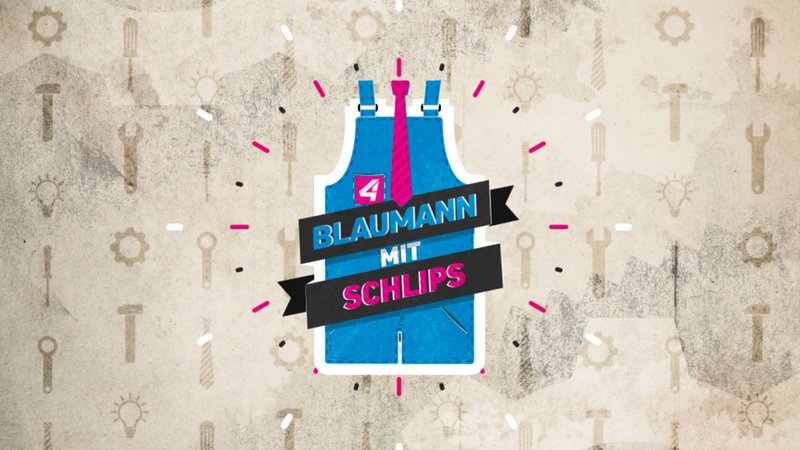 Blaumann mit Schlips – Logo – Bild: Puls 4