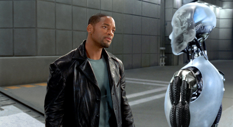 Chicago, 2035. Als in den Labors des High-Tech-Konzerns US Robotics ein Mord passiert, hat der Cop (Will Smith), der schon lange die Perfektion der Roboter fürchtet, schnell einen Verdächtigen an der Hand: Robot Sonny ... – Bild: Puls 4 Chicago, 2035. Als in den Labors des High-Tech-Konzerns US Robotics ein Mord passiert, hat der Cop (Will Smith), der schon lange die Perfektion der Roboter fürchtet, schnell einen Verdächtigen an der Hand: Robot Sonny ... – Bild: Puls 4