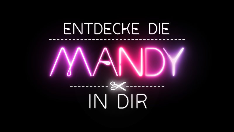 Entdecke die Mandy in dir – Logo – Bild: Puls 8 Entdecke die Mandy in dir – Logo – Bild: Puls 8