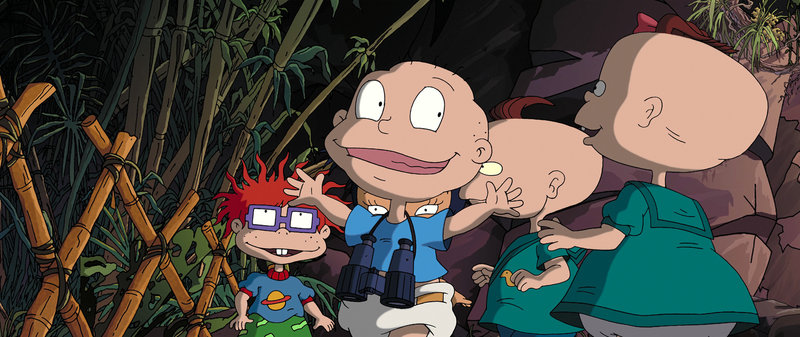 Haben viel Spaß auf der einsamen Insel: (v.l.n.r.) Chucky, Tommy, Phil und Lil ... – Bild: Puls 8 Haben viel Spaß auf der einsamen Insel: (v.l.n.r.) Chucky, Tommy, Phil und Lil ... – Bild: Puls 8