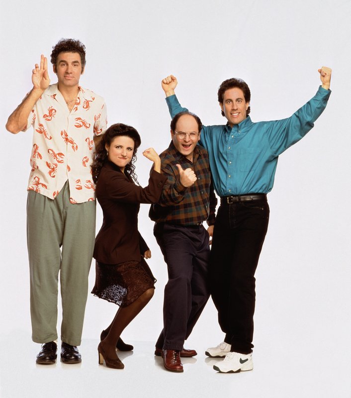 Seinfeld 6 sezon Jerry Elaine George Kramer tanıtım