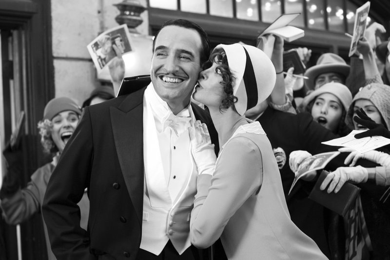 Der letzte grosse Stummfilmstar: Jean Dujardin als George Valentin, Bérénice Bejo als Peppy Miller – Bild: SRF/DCM Der letzte grosse Stummfilmstar: Jean Dujardin als George Valentin, Bérénice Bejo als Peppy Miller – Bild: SRF/DCM