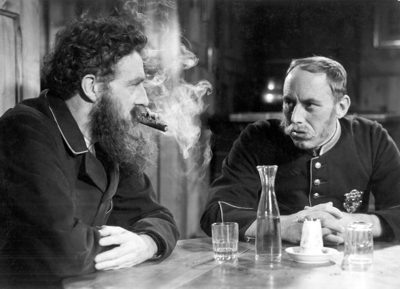 Alte Freunde und Berufskollegen: Adolf Manz als Johannes Zgraggen, Rudolf Bernhard als Kaspar Danioth – Bild: SRF/Heimat-Film Produktion Alte Freunde und Berufskollegen: Adolf Manz als Johannes Zgraggen, Rudolf Bernhard als Kaspar Danioth – Bild: SRF/Heimat-Film Produktion
