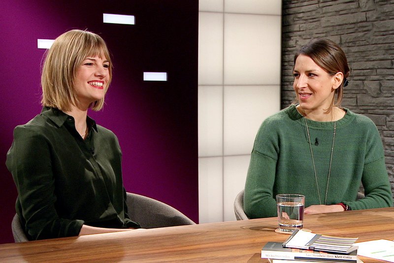 Sternstunde Philosophie: Laura de Weck und Romy Jaster: Wir müssen reden Romy Jaster und Laura de Weck SRF – Bild: SRF1