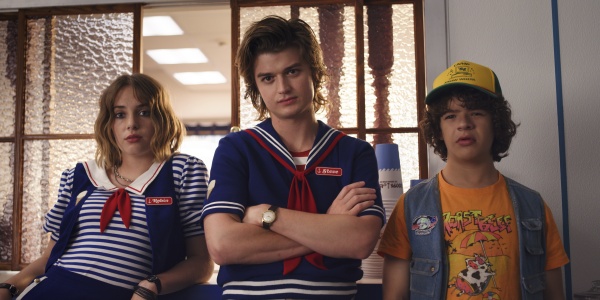 Maya Hawke, Joe Keery, Gaten Matarazzo – Bild: Netflix