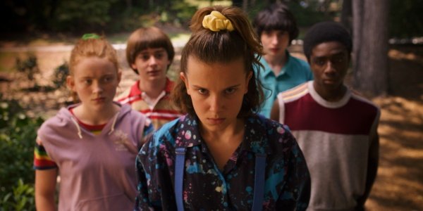 Sadie Sink, Noah Schnapp, Millie Bobby Brown, Finn Wolfhard, Caleb McLaughlin – Bild: Netflix