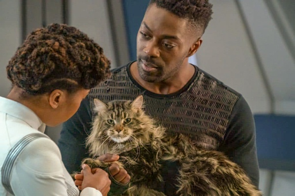 Dr. Tracy Pollard (Raven Dauda) mag Books Kater Grudge – Bild: Michael Gibson /​ CBS