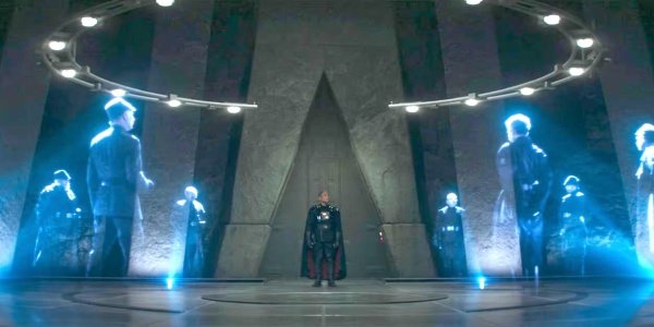 Der Schattenrat plant, die Mandalorianer zu vernichten – Bild: Lucasfilm Ltd. /​ Disney+