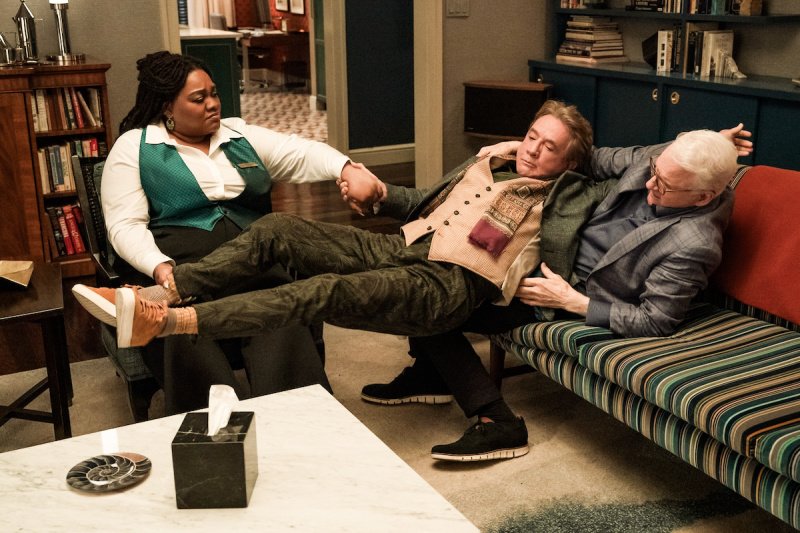 Donna Williams (Da’Vine Joy Randolph), Oliver (Martin Short) und Charles (Steve Martin, r.) sind überfordert – Bild: Patrick Harbron /​ Disney