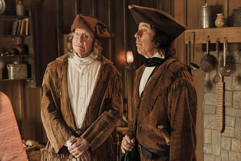 Meriwether Lewis (Larry David) und William Clark (Jerry Seinfeld, r.) suchen billige Ausreden – Bild: John Johnson /​ HBO