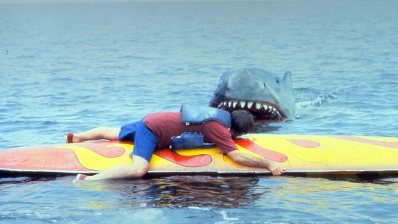 Sollte der große weiße Hai tatsächlich zurück gekommen sein..? – Bild: RTL Zwei
