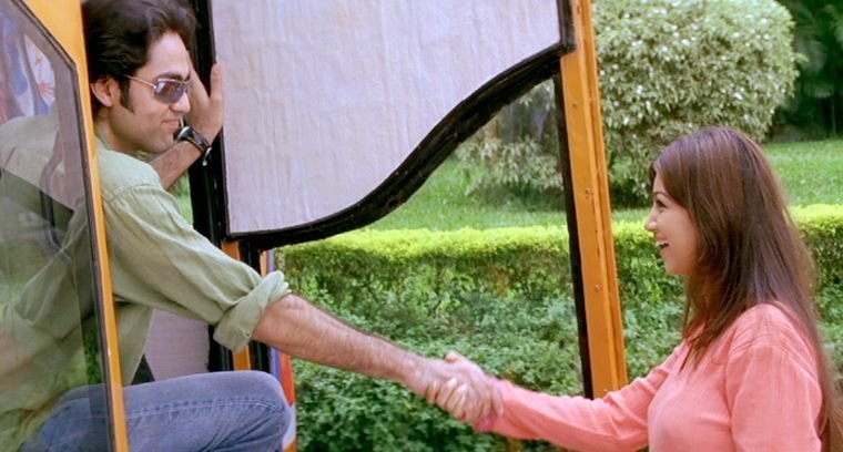 Viren Oberoi (Abhay Deol, li), Aditi (Ayesha Takia, re) – Bild: Zee.One