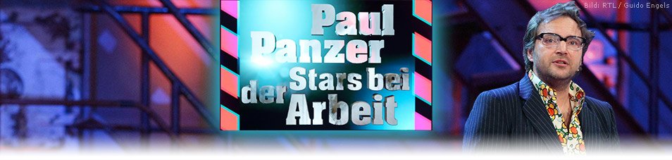 Paul Panzer – Stars bei der Arbeit