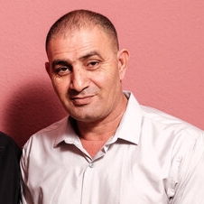 Bassam Aramin – Bild: taz / Wolfgang Borrs