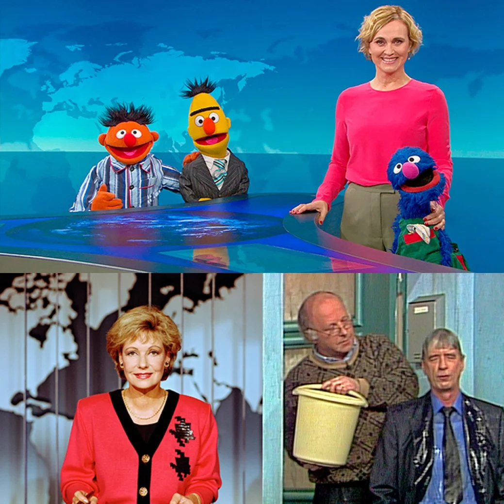75 Jahre ARD: „Tagesschau“ und politische Sendungen halten Stellung – Langer Weg liegt zwischen „Fernseh-Filmbericht“, „Tagesthemen“ und App – Bild: NDR, Fornax, NDR /​ BR /​ Christian Spielmann, NDR /​ Gita Mundry, RB, PHOENIX