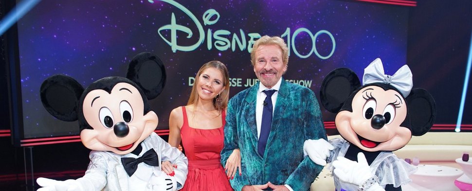 Die „100 Jahre Disney“-Jubiläumsshow mit Thomas Gottschalk und Victoria Swarovski – Bild: RTL