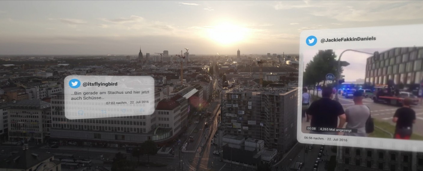 „22. Juli – Die Schüsse von München“: Sky-Doku über Attentat erhält Starttermin – Vierteilige Reihe beleuchtet Hintergründe und Motive – Bild: Sky Deutschland/​Constantin Dokumentation