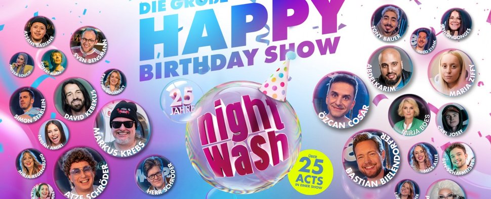 25 Jahre "NightWash": RTL Zwei zeigt große Jubiläumsshow – Comedyshow aus dem Waschsalon feiert Geburtstag – Bild: RTL Zwei/Brainpool TV