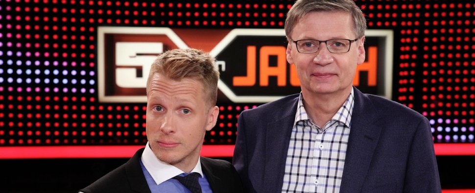 „5 gegen Jauch“ mit Oliver Pocher und Günther Jauch – Bild: RTL/Frank Hempel