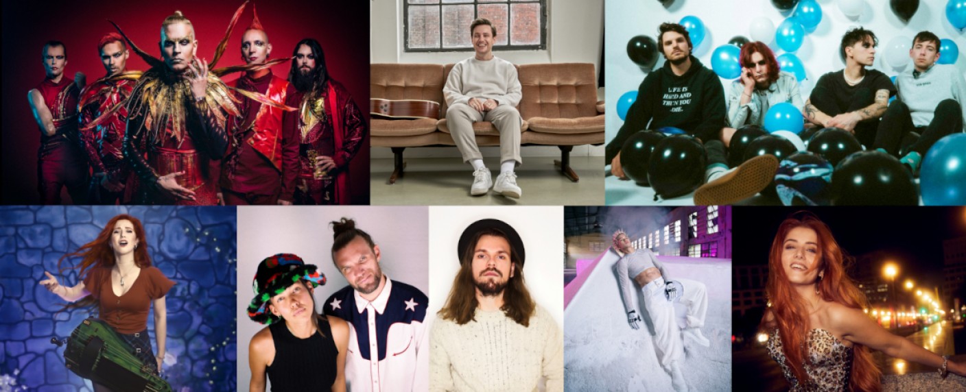 „Unser Lied für Liverpool“: Diese Songs stehen im ESC-Vorentscheid zur Auswahl – Auch Ikke Hüftgold und Leslie Clio haben die Chance auf eine Teilnahme – Bild: NDR/​VDPictures/​Max Klein/​Katharina Aigner/​Oliver Weisskopf/​Aaron Rose/​Trang Nguyen/​Jonas Huckstorf