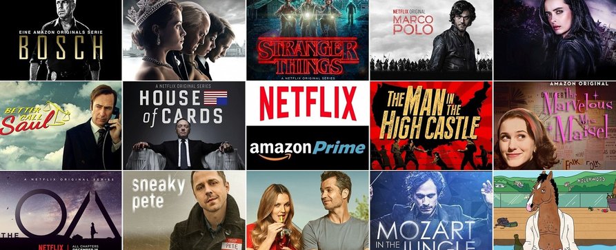 Amazon und Netflix: Auf neuen Wegen in die Zukunft? – Amazon sucht weltweiten Hit, Netflix sitzt auf 4,8 Milliarden Schulden – Bild: Netflix/​Amazon/​Collage: TV Wunschliste