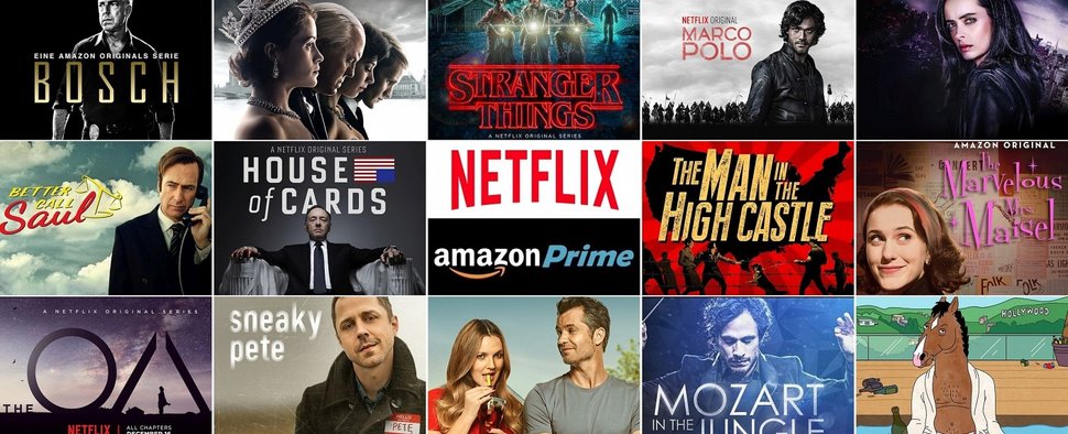 Aktuelle Serien bei Netflix und Amazon – Bild: Netflix/Amazon/Collage: TV Wunschliste