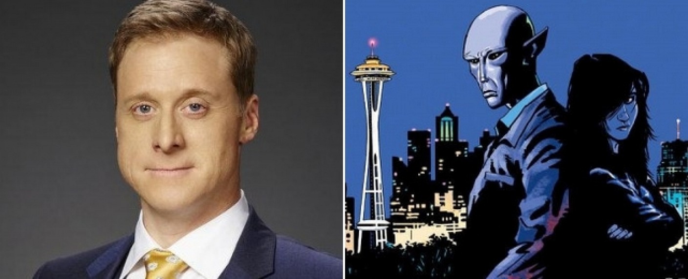 Alan Tudyk („Firefly“) erhält Serienbestellung bei Syfy – „Resident Alien“ muss über das Schicksal der Menschheit entscheiden – Bild: NBC/​Dark Horse Comics